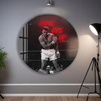 Muhammad Ali Glass Wall Art – Legendary Boxing Icon Sports Decor
