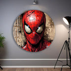 Spider-Man Glass Wall Art – Marvel Superhero Home Decoration