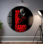 Joker Glass Wall Art – DC Supervillain Home Decor