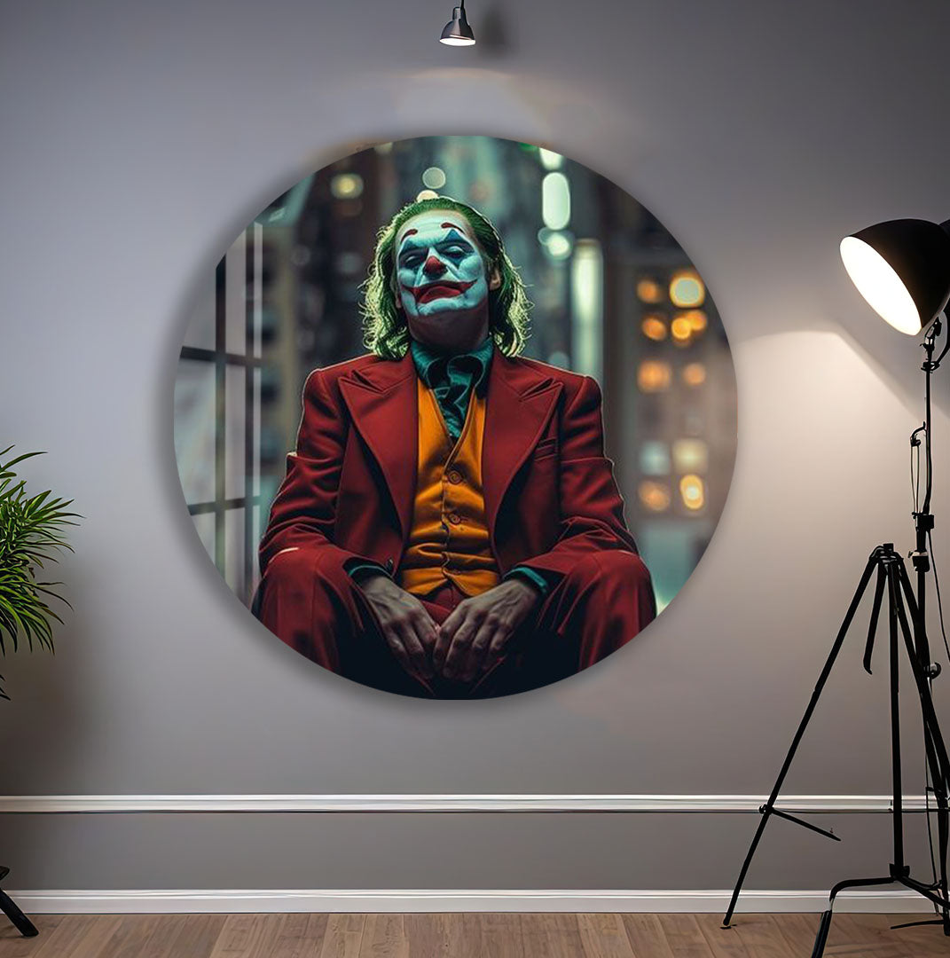 Joker Glass Wall Art – DC Supervillain Movie Home Decor