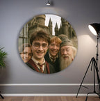 Harry Potter Hogwarts Friends Glass Wall Art – Movie Magic Poster Decor