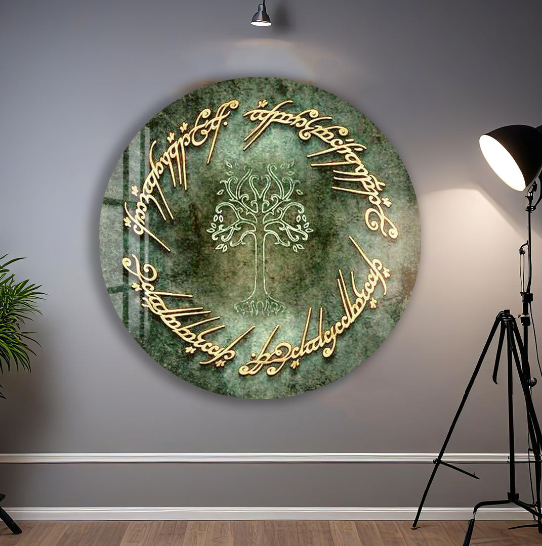 Lord of the Rings Glass Wall Art – Fantasy Movie Home Decor