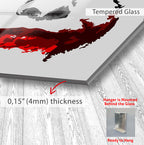 Joker Face Glass Wall Art – DC Supervillain Home Decor
