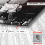 Muhammad Ali Glass Wall Art – Legendary Boxing Icon Sports Decor