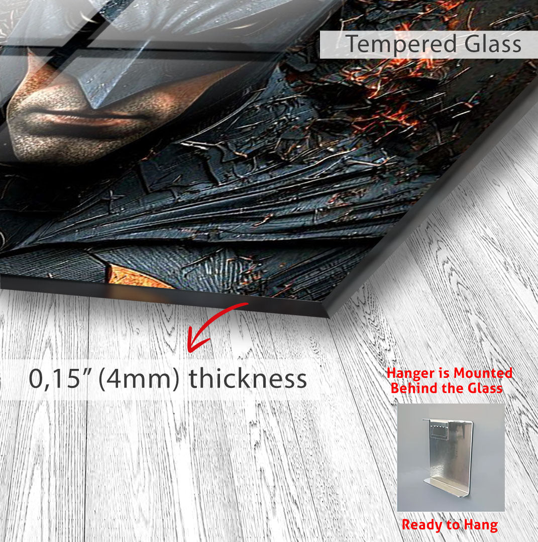 Batman Glass Wall Art – DC Superhero Home Decor