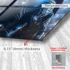Thor Glass Wall Art – Marvel Superhero Home Decor