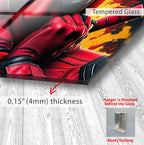 Deadpool Glass Wall Art – Marvel Superhero Wall Decor