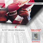 Rocky Balboa Glass Wall Art – Iconic Boxing Legend Sports Decor