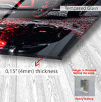 Mercedes Benz Glass Wall Art – Luxury SUV Car Decor for Modern Interiors