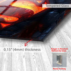 Superman Glass Wall Art – DC Superhero Home Decor