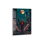 Joker City Night Glass Wall Art – DC Supervillain Home Decor