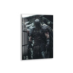 Viking Warrior Glass Wall Art – Norse Mythology Movie Inspired Home Decor