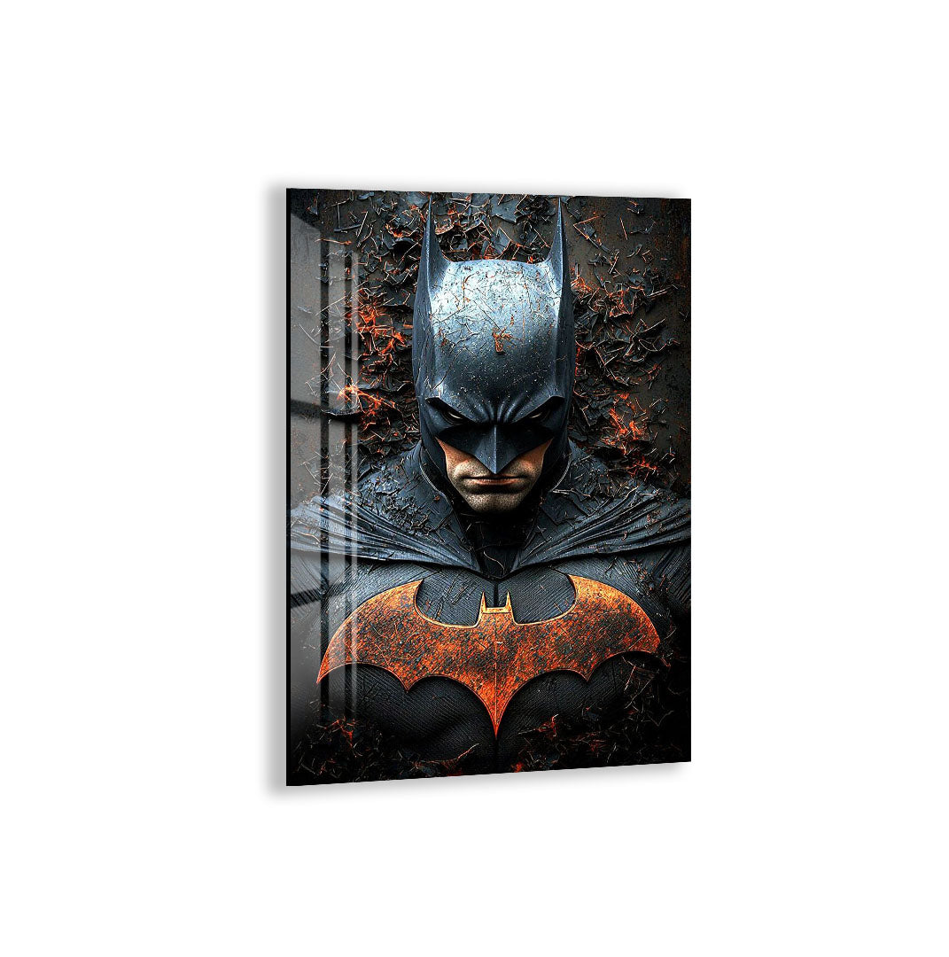Batman Glass Wall Art – DC Superhero Home Decor