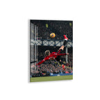 Alejandro Garnacho Glass Wall Art – Bicycle Kick Football Sports Decor for Modern Interiors