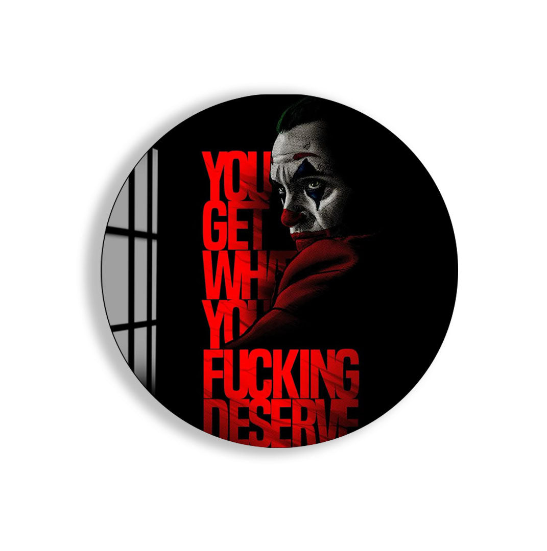 Joker Glass Wall Art – DC Supervillain Home Decor