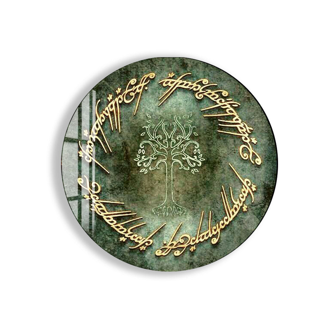 Lord of the Rings Glass Wall Art – Fantasy Movie Home Decor