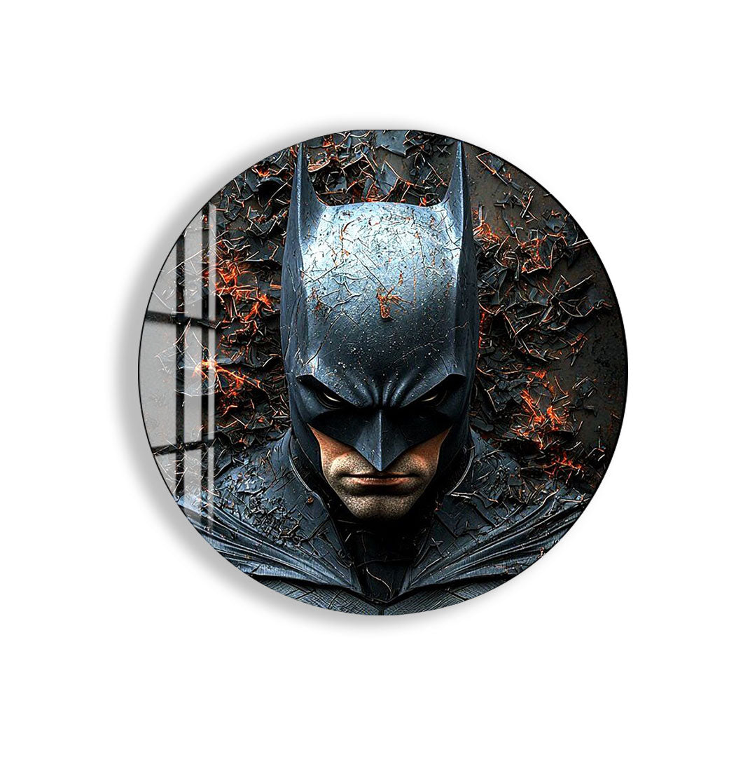 Batman Glass Wall Art – DC Superhero Home Decor
