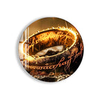 The One Ring Glass Wall Art – Lord of the Rings Movie Inspired Decor