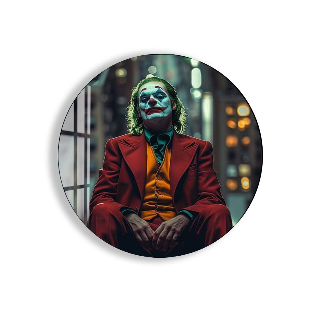 Joker Glass Wall Art – DC Supervillain Movie Home Decor