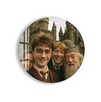 Harry Potter Hogwarts Friends Glass Wall Art – Movie Magic Poster Decor