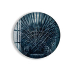 Iron Throne Glass Wall Art – Game of Thrones Inspired Movie Decor