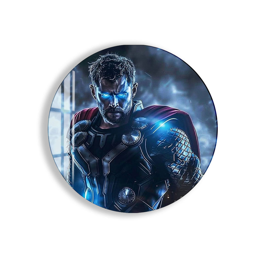 Thor Glass Wall Art – Marvel Superhero Home Decor
