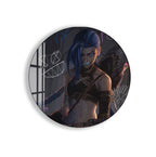 Jinx Arcane Glass Wall Art – League of Legends Gaming Poster for Gamers