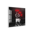 Muhammad Ali Glass Wall Art – Legendary Boxing Icon Sports Decor