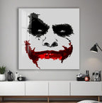 Joker Face Glass Wall Art – DC Supervillain Home Decor