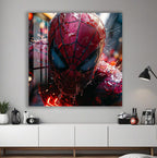 Spider-Man Glass Wall Art – Marvel Superhero Wall Decor