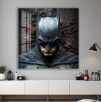 Batman Glass Wall Art – DC Superhero Home Decor