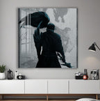 Yasuo Dragon Glass Wall Art – Epic League of Legends Gaming Poster for Modern Interiors