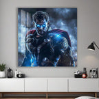 Thor Glass Wall Art – Marvel Superhero Home Decor