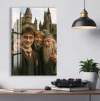 Harry Potter Hogwarts Friends Glass Wall Art – Movie Magic Poster Decor