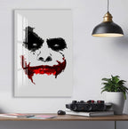 Joker Face Glass Wall Art – DC Supervillain Home Decor