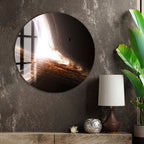 Black Hole Glass Wall Art – Epic Space Phenomenon Poster for Modern Interiors