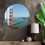 Golden Gate Bridge Glass Wall Art – Iconic San Francisco Landmark Poster