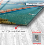 Golden Gate Bridge Glass Wall Art – Iconic San Francisco Landmark Poster