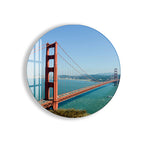 Golden Gate Bridge Glass Wall Art – Iconic San Francisco Landmark Poster