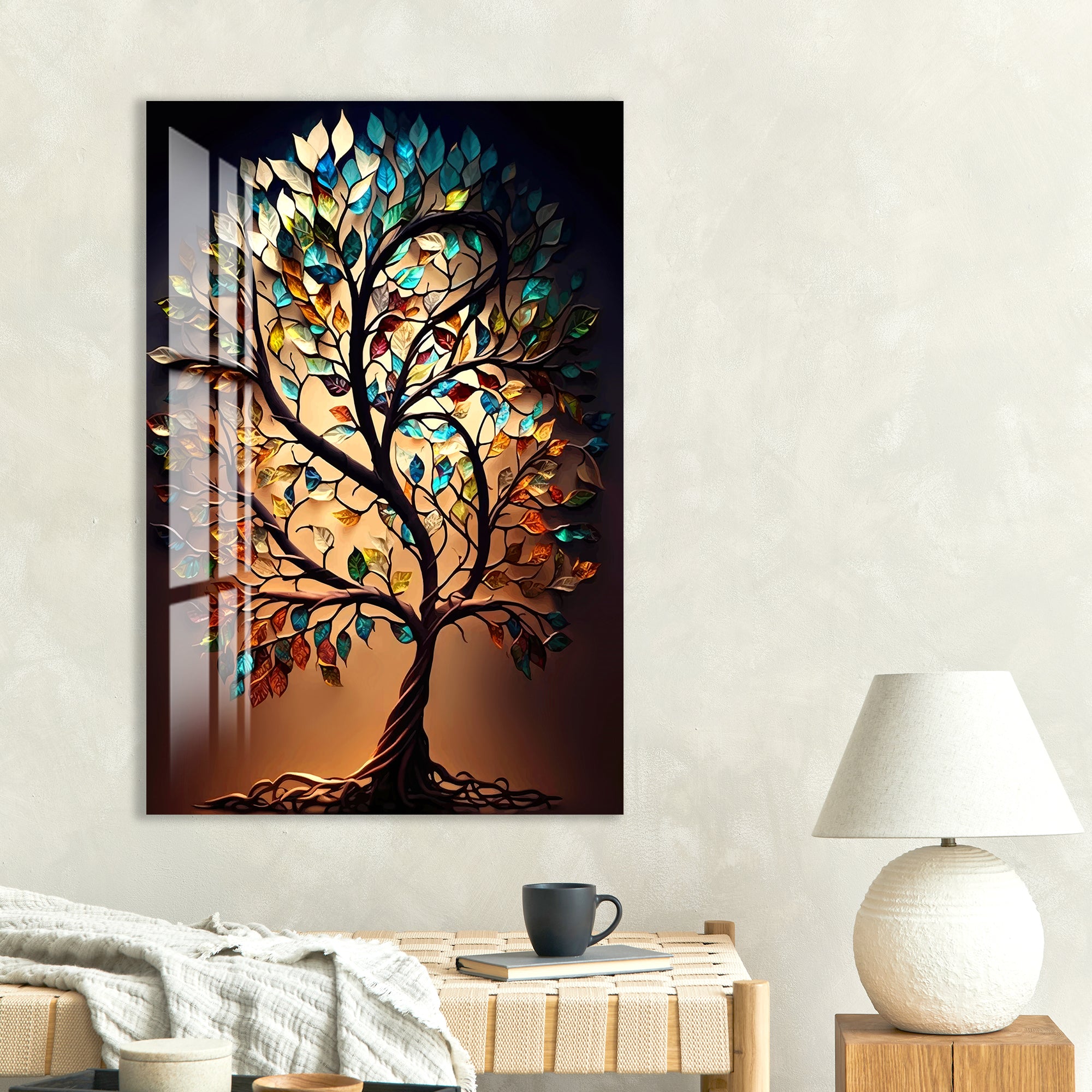Tree of Life Glass Wall Art –  Tempered Glass