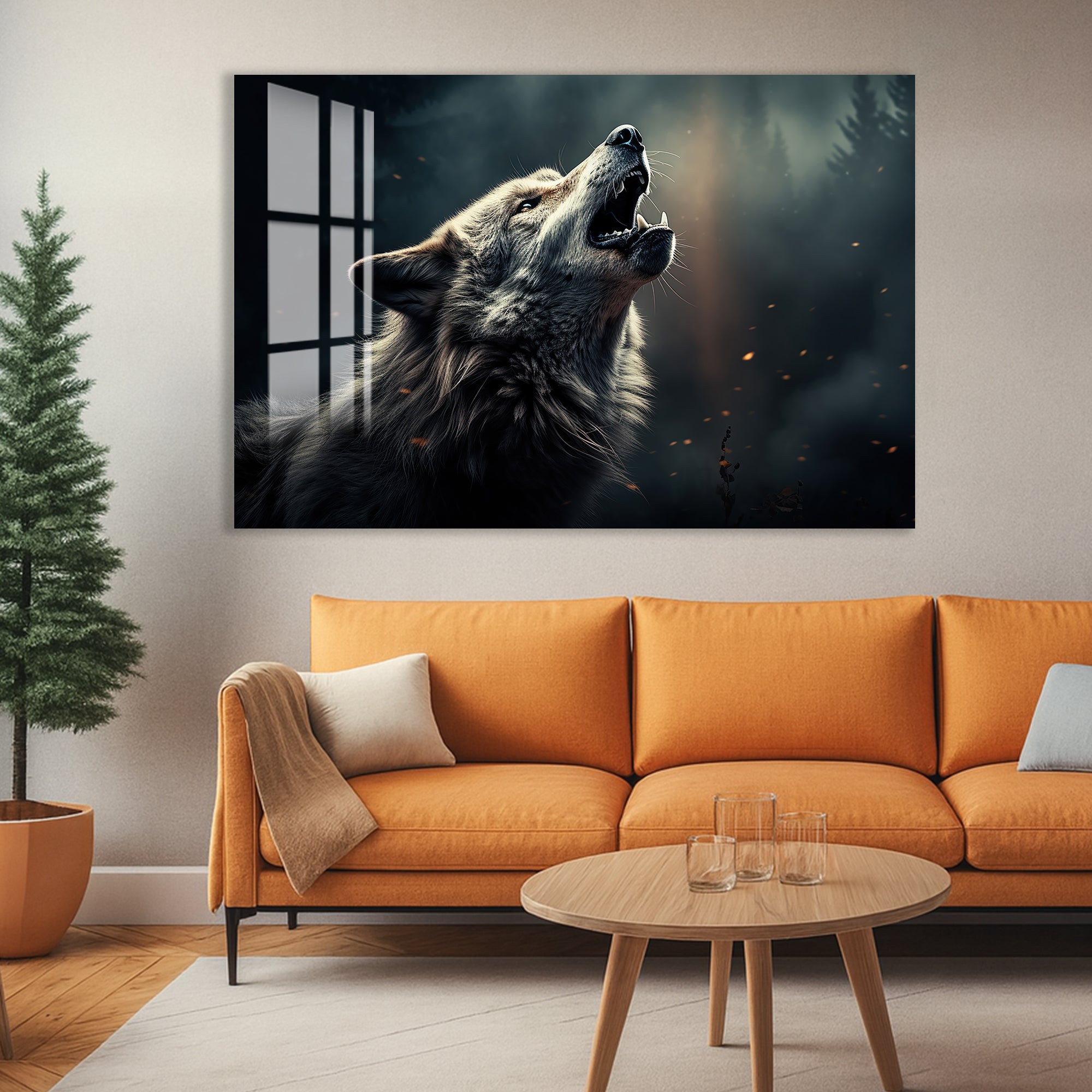 wolf illustration decor2
